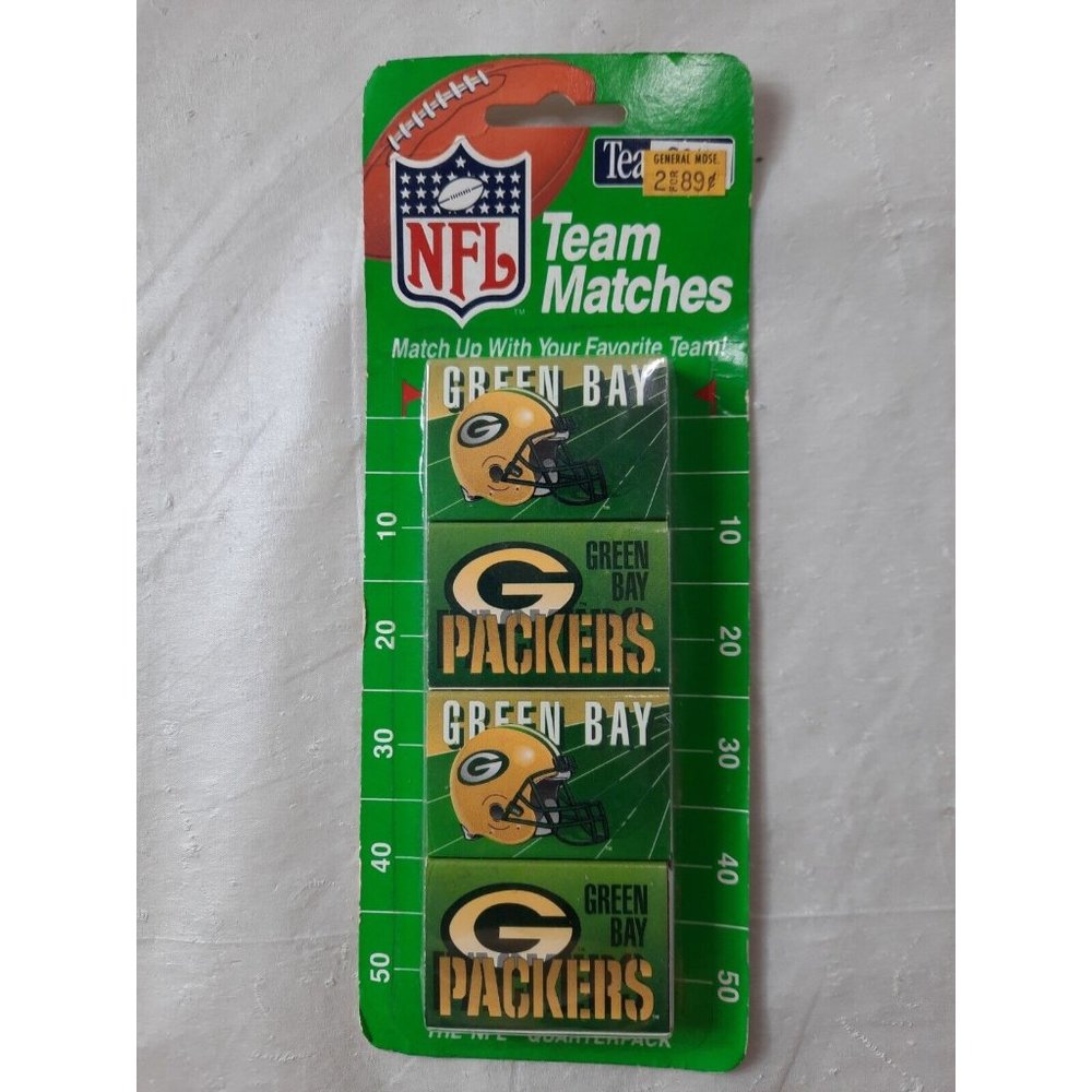 Team NFL Green Bay Packers Matches Matchsticks *SEALED